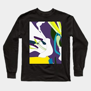 Abstract flower shapes Long Sleeve T-Shirt